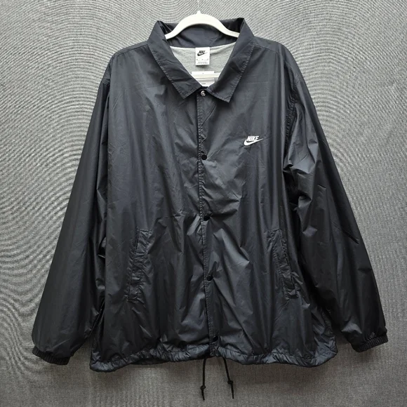 Nike Men's Black Fit Club Coaches Jacket Size XL - Picture 3 of 11